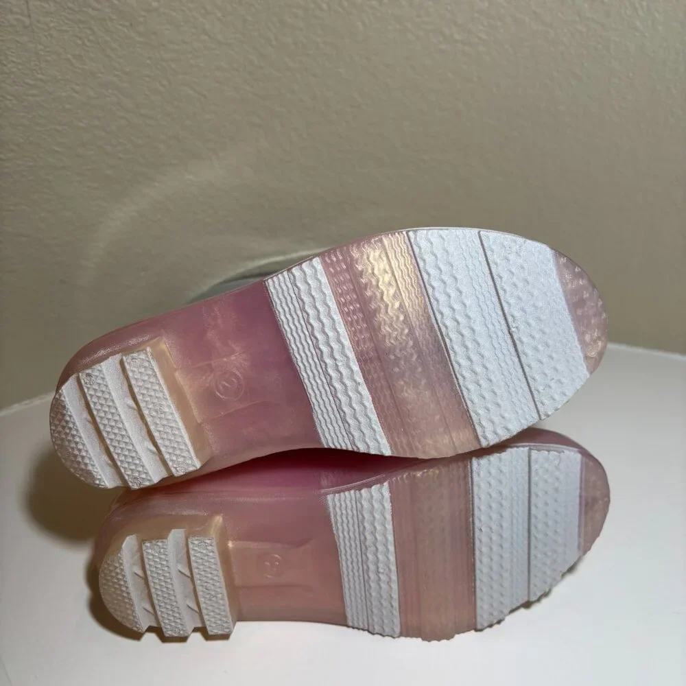 🌈Rainbow Kids Rubber Rainboots Cat & Jack Size 2 - Picture 5 of 8